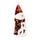 Iowa State Cyclones Statue 8 Inch LED Snowman - Evergreen Enterprises