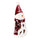 Wisconsin Badgers Statue 8 Inch LED Snowman - Evergreen Enterprises