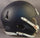 Helmet Riddell Blank Replica Mini Speed Style Matte Black with White Parts - Riddell