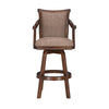 Brandon Warm Cherry Swivel Bar Stool - Powell