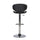 Chrome and Black PU Barstool - Powell