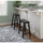 Antique Black with Sand Through Terra Cotta Bar Stool - Powell