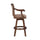 Brandon Warm Cherry Swivel Bar Stool - Powell