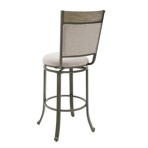 Franklin Swivel Barstool, Pewter - Powell