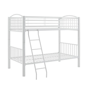 Heavy Metal Twin Twin White Bunk Bed - Powell