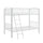 Heavy Metal Twin Twin White Bunk Bed - Powell