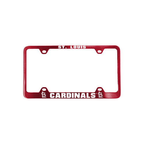 St. Louis Cardinals License Plate Frame Laser Cut Red - Fremont Die