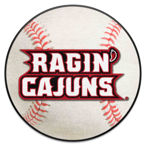 Fanmats - University of Louisiana-Lafayette Baseball Mat 27'' diameter