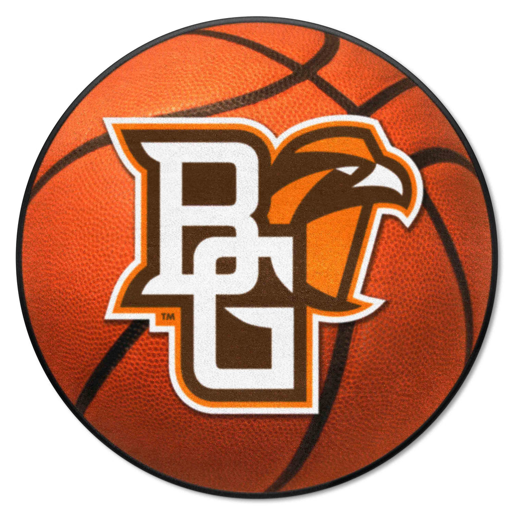 Fanmats - Bowling Green State University Basketball Mat 27'' diameter
