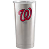 Washington Nationals Travel Tumbler 20oz Ultra Silver -