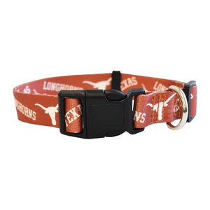Texas Longhorns Pet Collar Size M 2024 - Little Earth