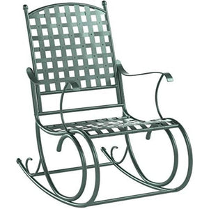 Santa Fe Iron Nailhead Rocker - International Caravan