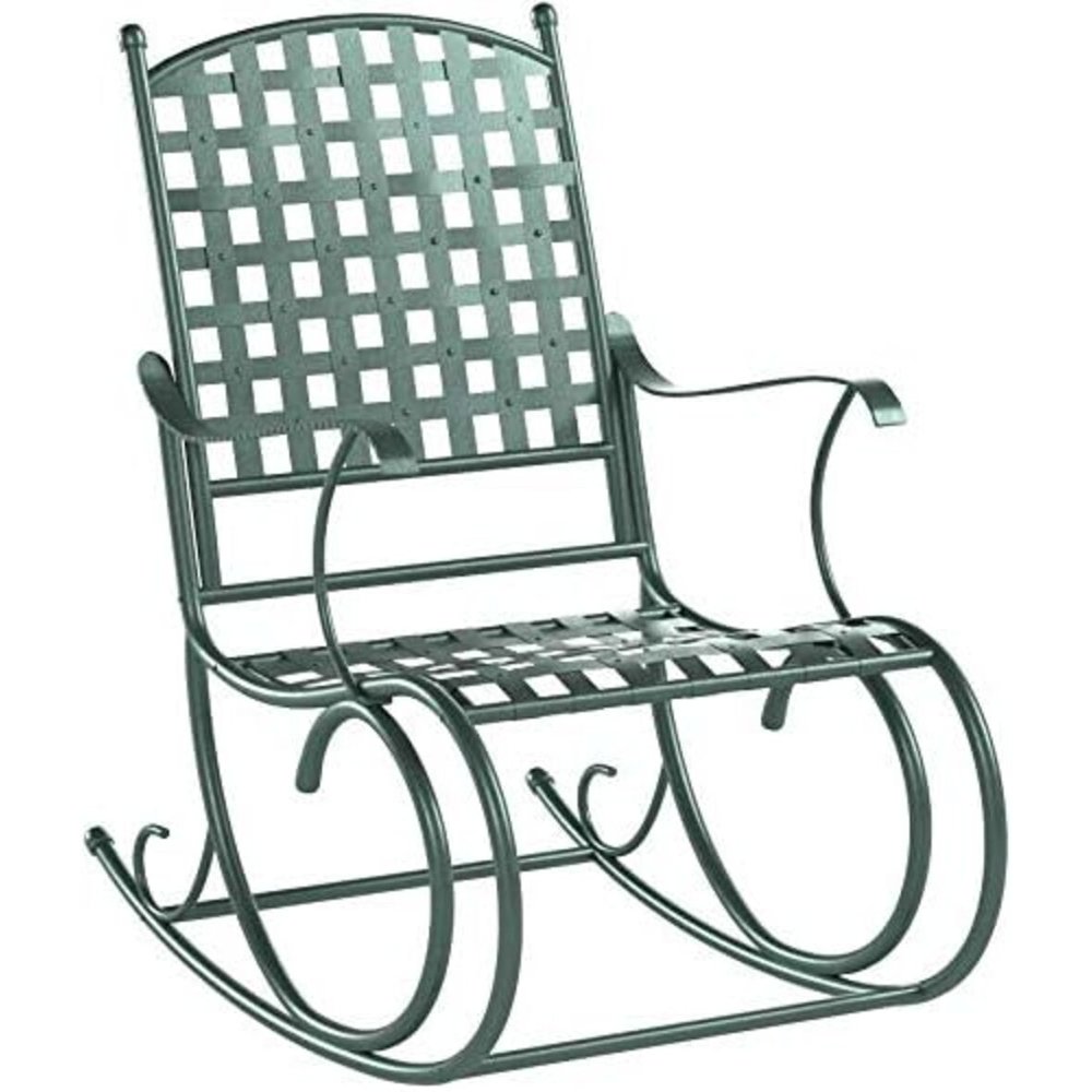 Santa Fe Iron Nailhead Rocker - International Caravan