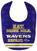 Baltimore Ravens Baby Bib All Pro Style Eat Drink Milk Design - WinCraft