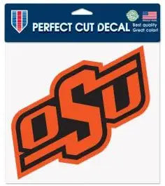 Oklahoma State Cowboys Decal 8x8 Perfect Cut Color - Special Order - WinCraft
