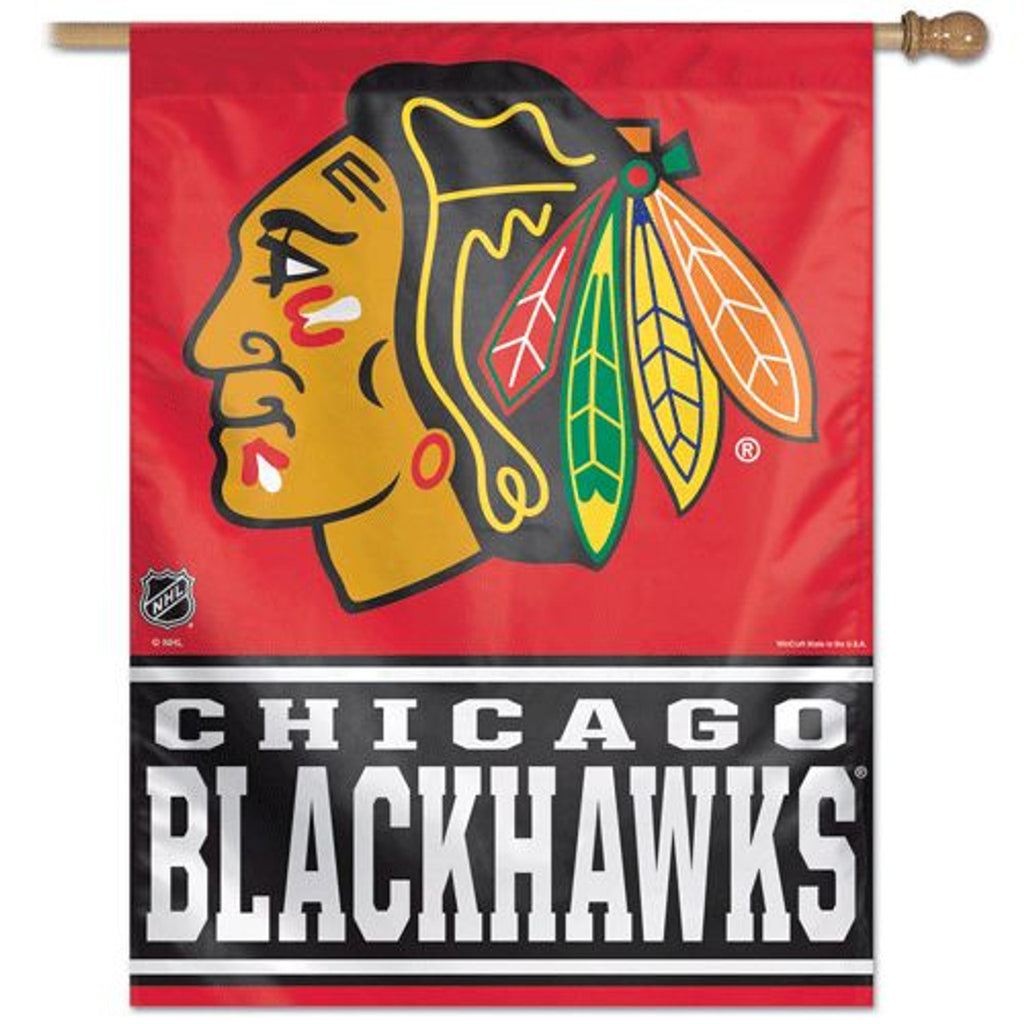 Chicago Blackhawks Banner 28x40 Vertical - Special Order - WinCraft
