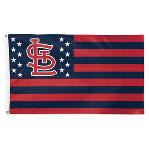 St.Louis Cardinals Flag 3x5 Deluxe Style Stars and Stripes Design - WinCraft