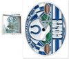 Indianapolis Colts Decal 11x17 Multi Use stained Glass Style - WinCraft