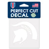 Michigan State Spartans Decal 4x4 Perfect Cut White - WinCraft