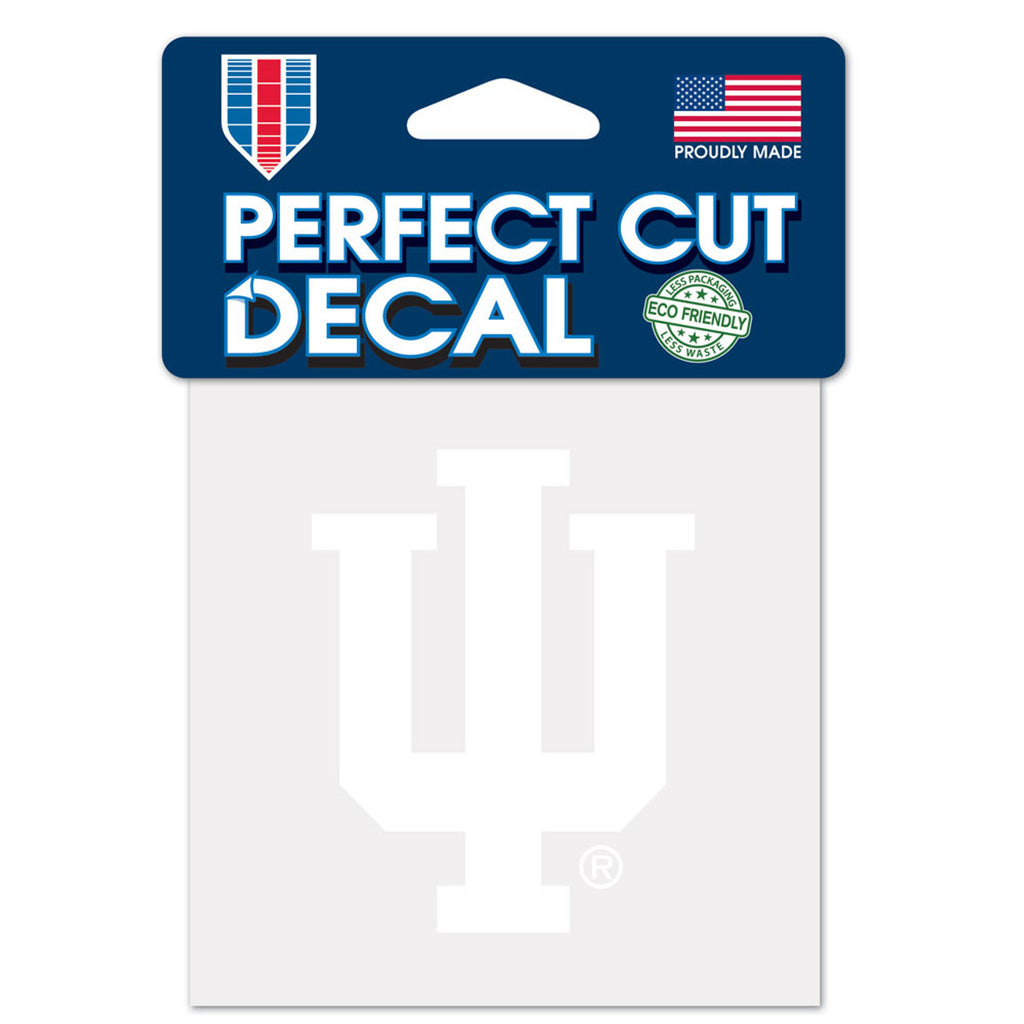 Indiana Hoosiers Decal 4x4 Perfect Cut White - WinCraft
