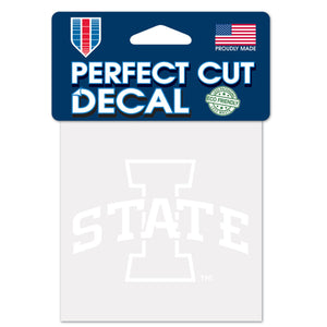 Iowa State Cyclones Decal 4x4 Perfect Cut White - WinCraft