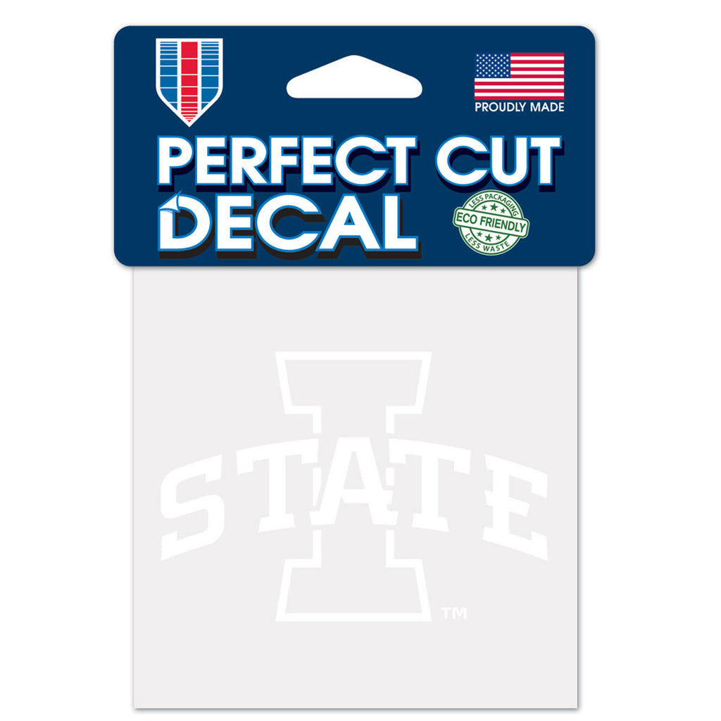 Iowa State Cyclones Decal 4x4 Perfect Cut White - WinCraft