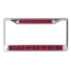 Arizona Coyotes License Plate Frame - Inlaid - Special Order - Wincraft