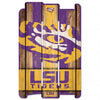 LSU Tigers Sign 11x17 Wood Fence Style - WinCraft