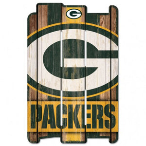 Green Bay Packers Sign 11x17 Wood Fence Style - WinCraft