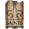 New Orleans Saints Sign 11x17 Wood Fence Style - WinCraft