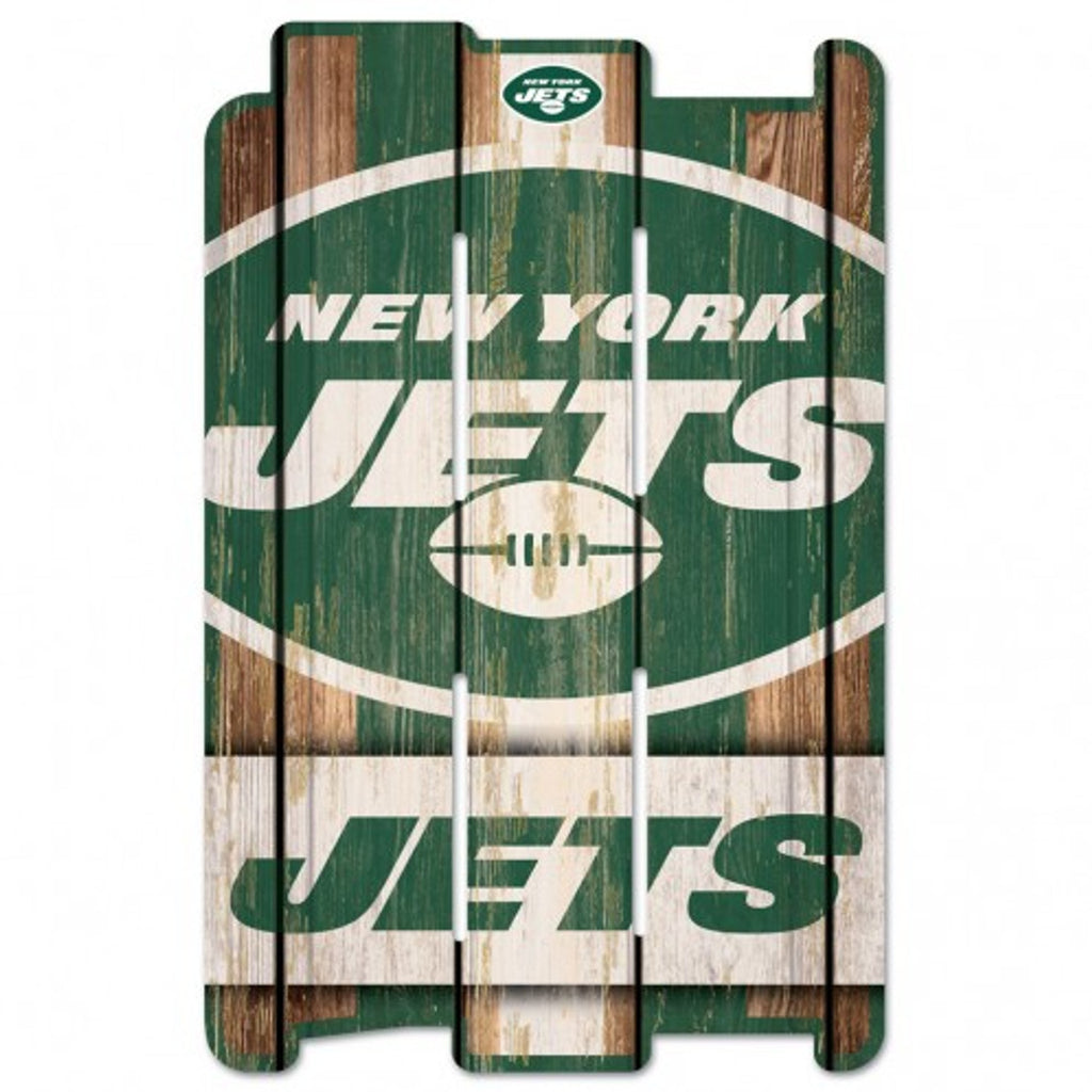 New York Jets Sign 11x17 Wood Fence Style - WinCraft