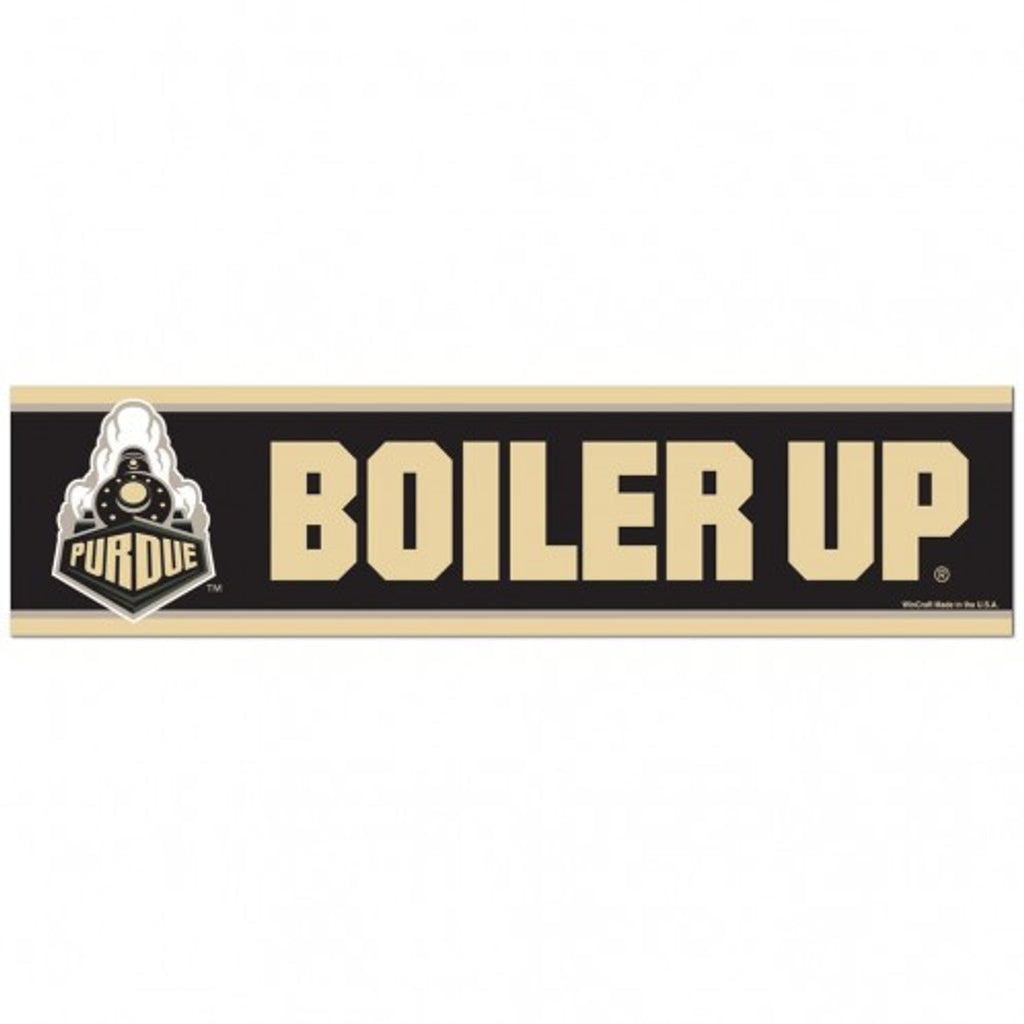 Purdue Boilermakers Decal 3x12 Bumper Strip Style - WinCraft