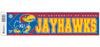 Kansas Jayhawks Bumper Sticker - Special Order - WinCraft