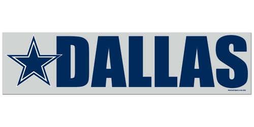 Dallas Cowboys Decal Bumper Sticker - WinCraft