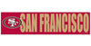 San Francisco 49ers Decal Bumper Sticker - WinCraft