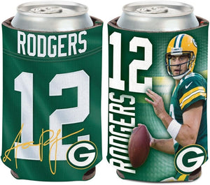 Green Bay Packers Can Cooler Aaron Rodgers Design - WinCraft