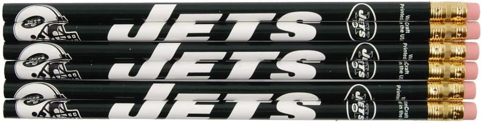 New York Jets Pencil 6 Pack - WinCraft
