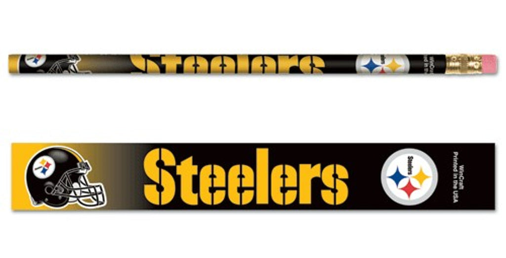 Pittsburgh Steelers Pencil 6 Pack - WinCraft