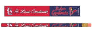 St. Louis Cardinals Pencil 6 Pack - WinCraft
