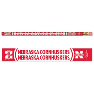 Nebraska Cornhuskers  Pencil 6 Pack - WinCraft