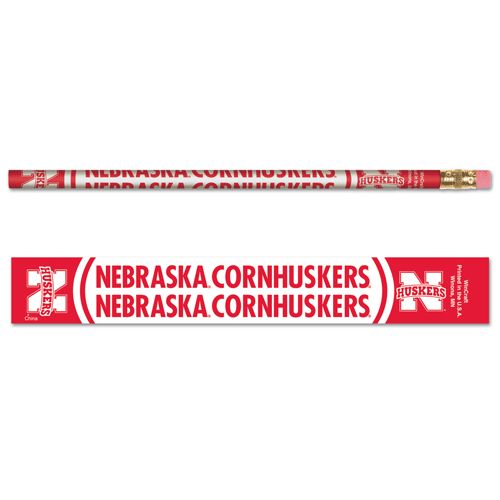 Nebraska Cornhuskers  Pencil 6 Pack - WinCraft