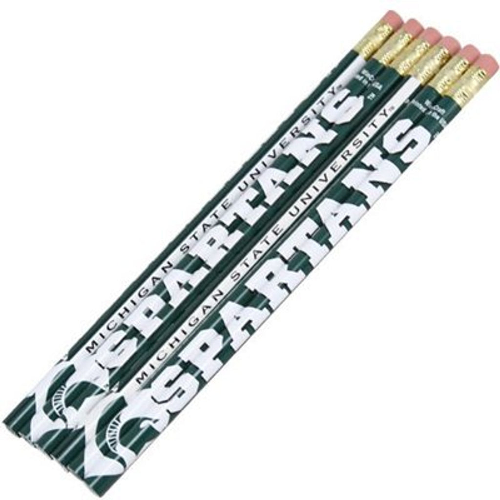 Michigan State Spartans Pencil 6 Pack - WinCraft