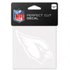 Arizona Cardinals Decal 4x4 Perfect Cut White - WinCraft