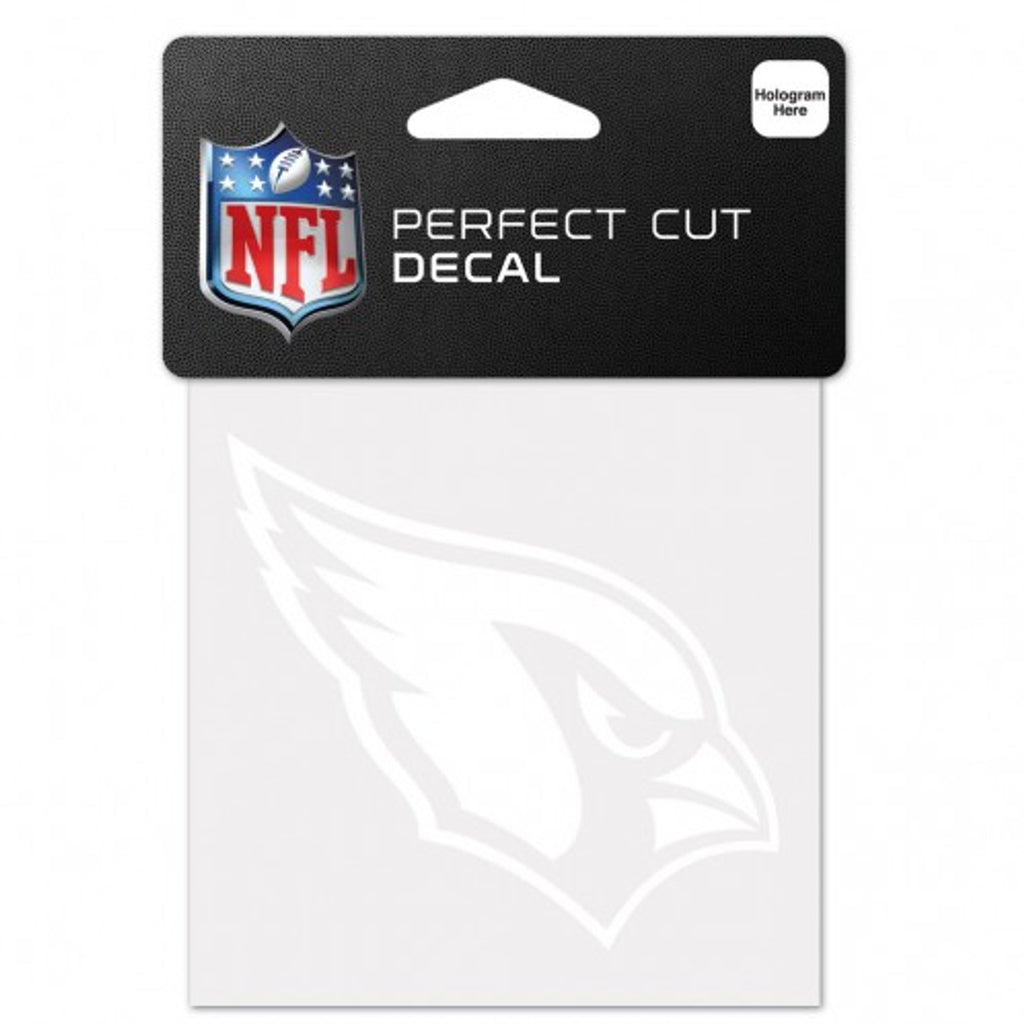 Arizona Cardinals Decal 4x4 Perfect Cut White - WinCraft