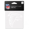 Atlanta Falcons Decal 4x4 Perfect Cut White - WinCraft