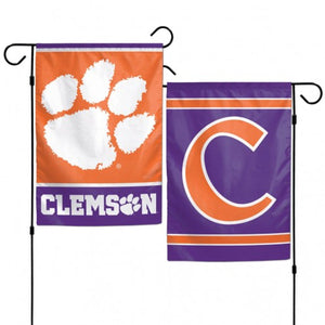 Clemson Tigers Flag 12x18 Garden Style 2 Sided - WinCraft