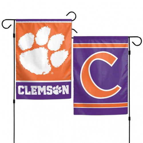 Clemson Tigers Flag 12x18 Garden Style 2 Sided - WinCraft