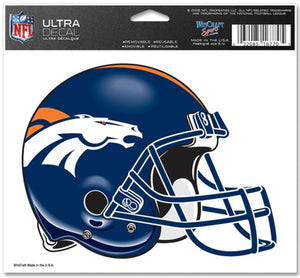 Denver Broncos Decal 5x6 Ultra Color - WinCraft