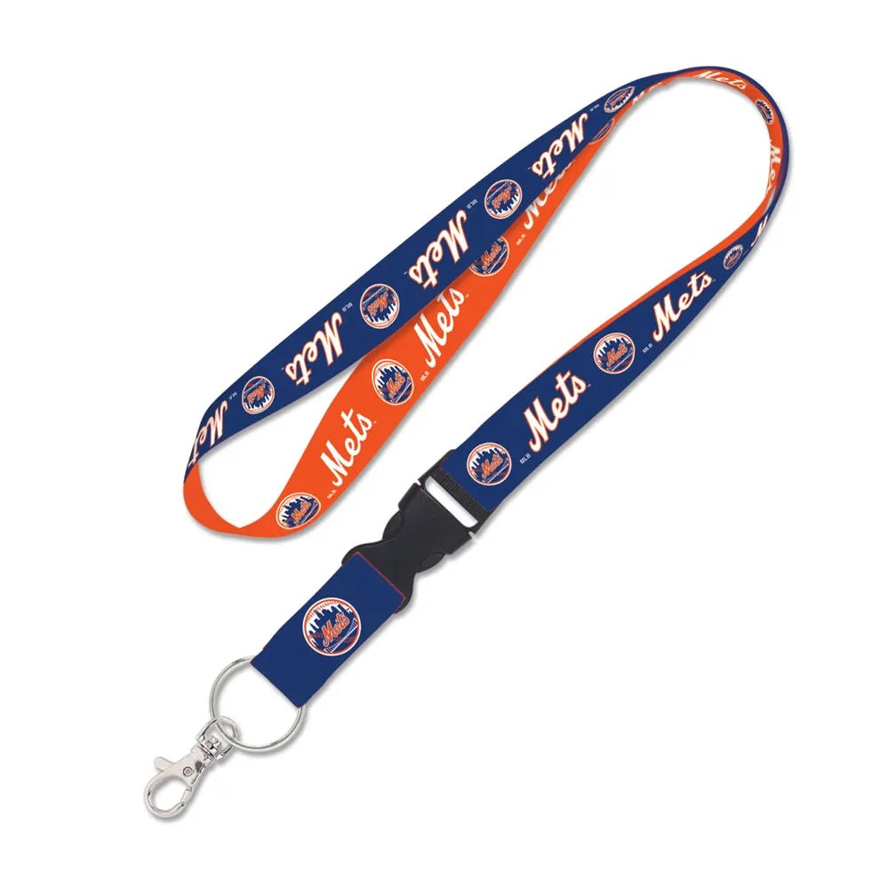 New York Mets Lanyard with Detachable Buckle Two Color - Special Order - WinCraft