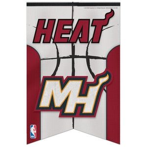 Miami Heat Banner 17x26 Pennant Style Premium Felt - WinCraft